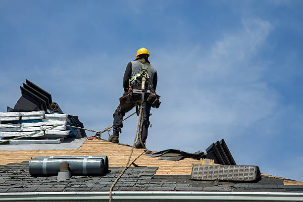 Professional Roofing technician working in Government Camp, OR